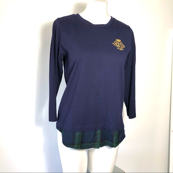 ⭐️ Lauren Ralph Lauren Embroidered Monogram Top - Picture 5 of 13